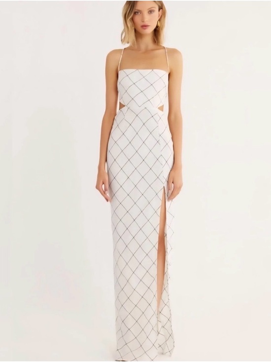 Rumours Dresses & Skirts - Rumer The Label - S- Quinn Bias Cut Out Maxi Dress In Ivory $299